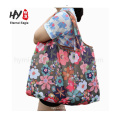 Foldable reusable waterproof nylon shopping grocery bags